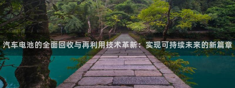 优发国际登录l8：汽车电池的全面回收与再利用技术革新：实现可持续未来的新篇章