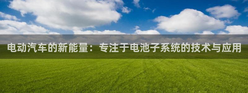 优发国际集团股份有限公司：电动汽车的新能量：专注于电池子系统的技术与应用