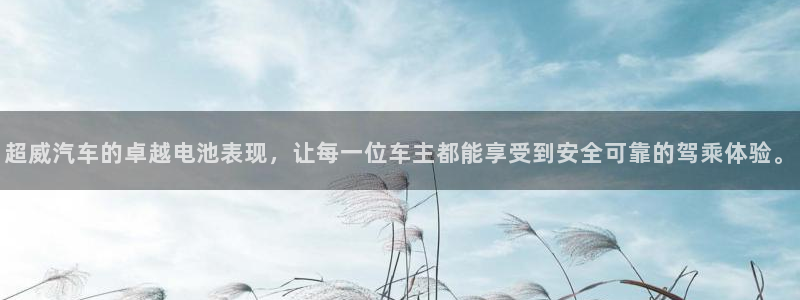 优发国际平台网站：超威汽车的卓越电池表现，让每一位车主都能享受到安全可靠的驾乘体验。