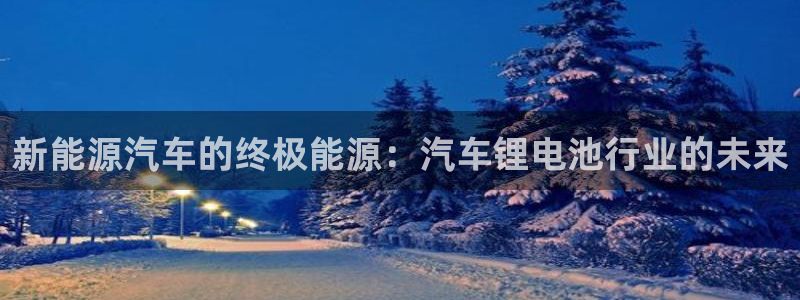 优发国际官网手机版：新能源汽车的终极能源